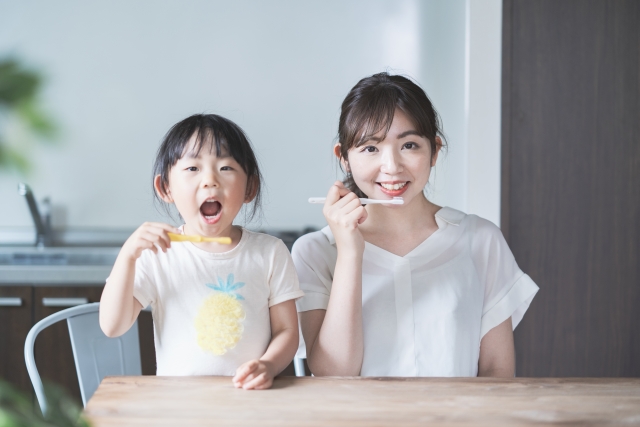 歯磨きの画像